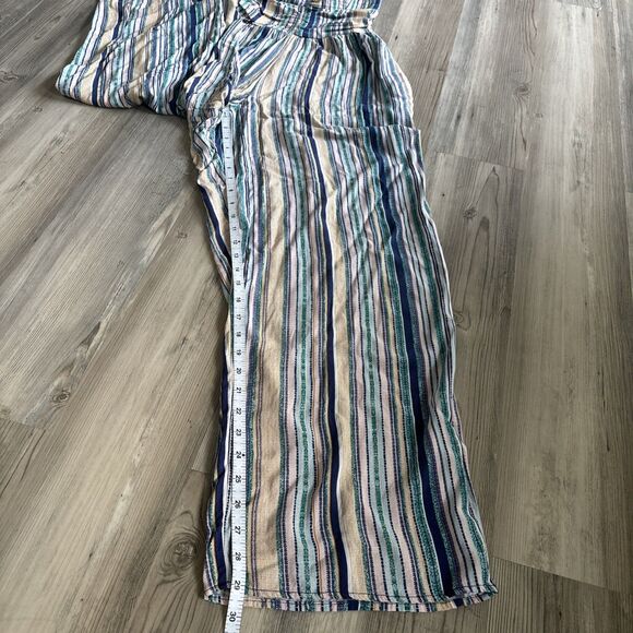 Band Of Gypsies Wide Leg Sweetheart Strapless Jumpsuit With Pockets Size Small - Picture 9 of 13